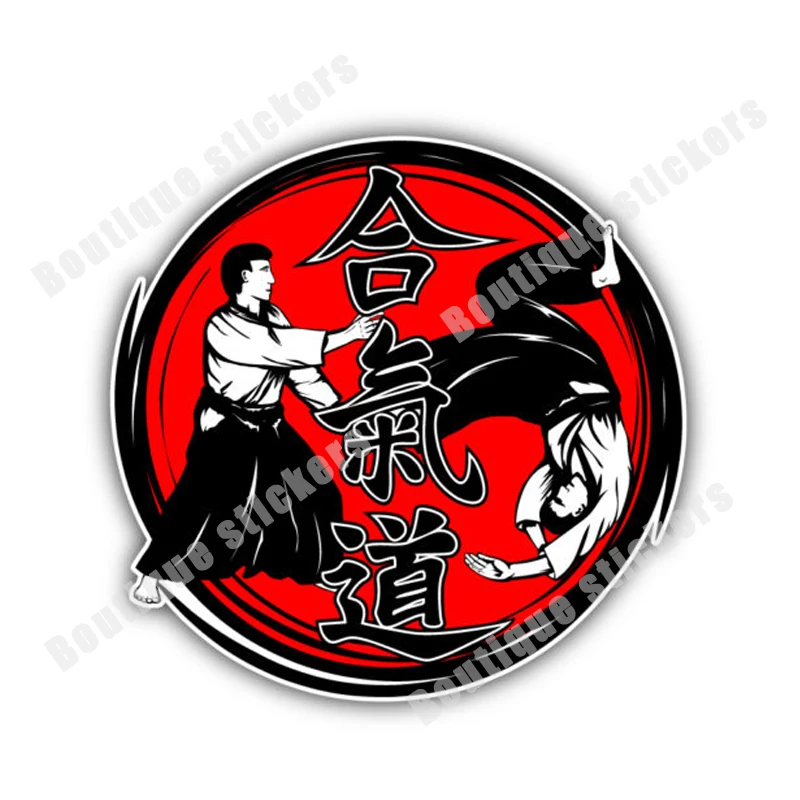 

Японский Aikido Samurai Warrior Графическая броня Samurai Ninja Bushido Наклейка Виниловая наклейка подходит для автомобиля Мотоциклетный шлем