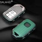 Новый TPU ключа автомобиля чехол КРЫШКА ДЛЯ ХОНДА цивик аккорд XRV VEZEL CITY Джаз Civic HRVCriderCRV ключ крышка чехол пульт дистанционного управления брелок-ракушка