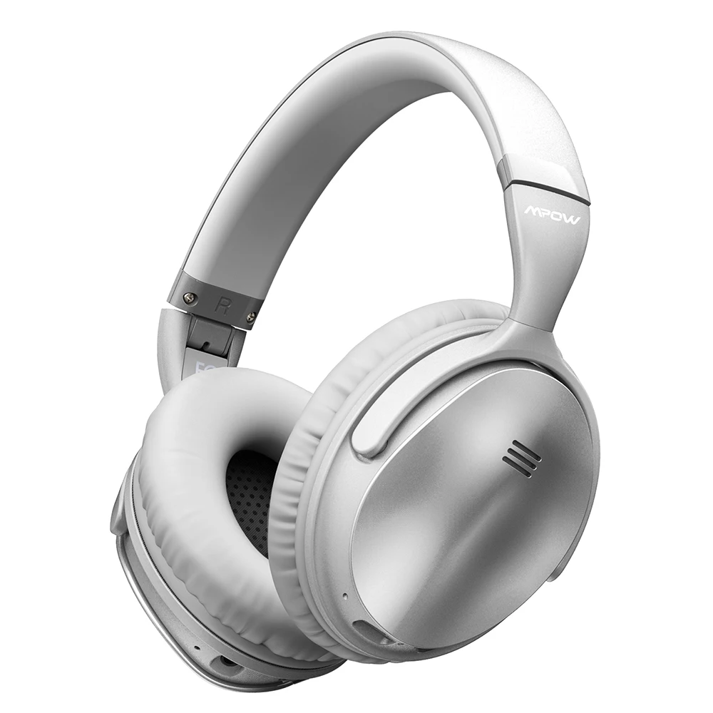 Silver-DS Mpow H5 / H5 Bluetooth второго поколения Наушники-вкладыши ANC Hi-Fi стерео беспроводные наушники с микрофоном для iPhone X / 8/7 и телефона Android - Цвет: Silver-DS