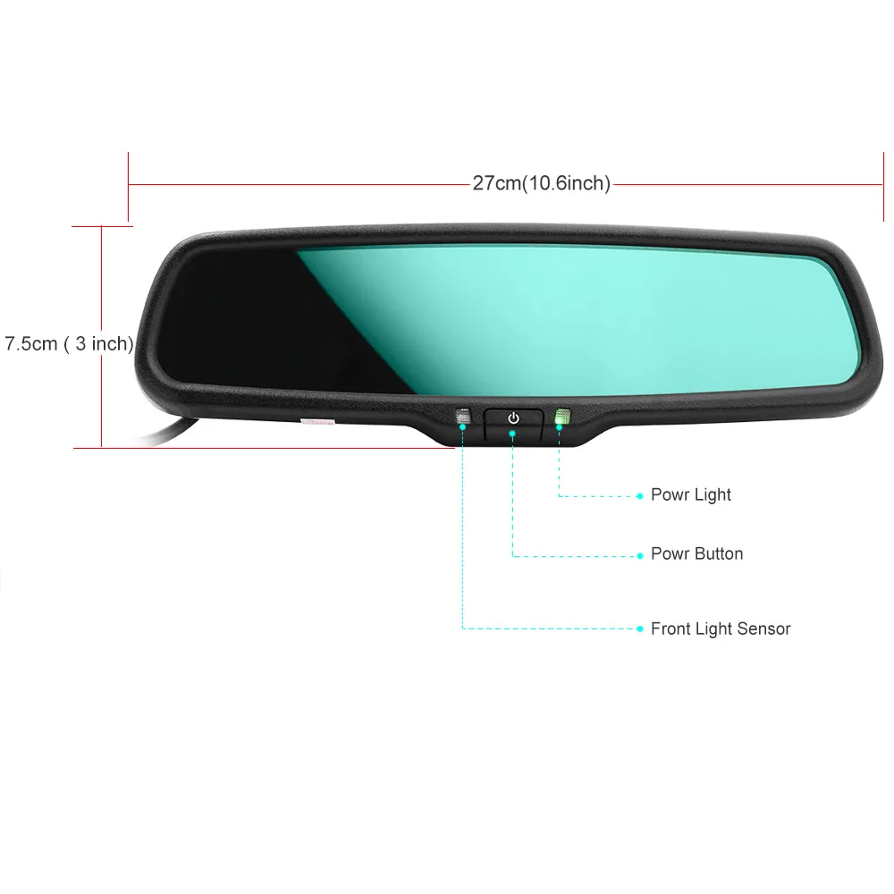 Clear View специальный Кронштейн Автомобильный Электронный авто затемнение