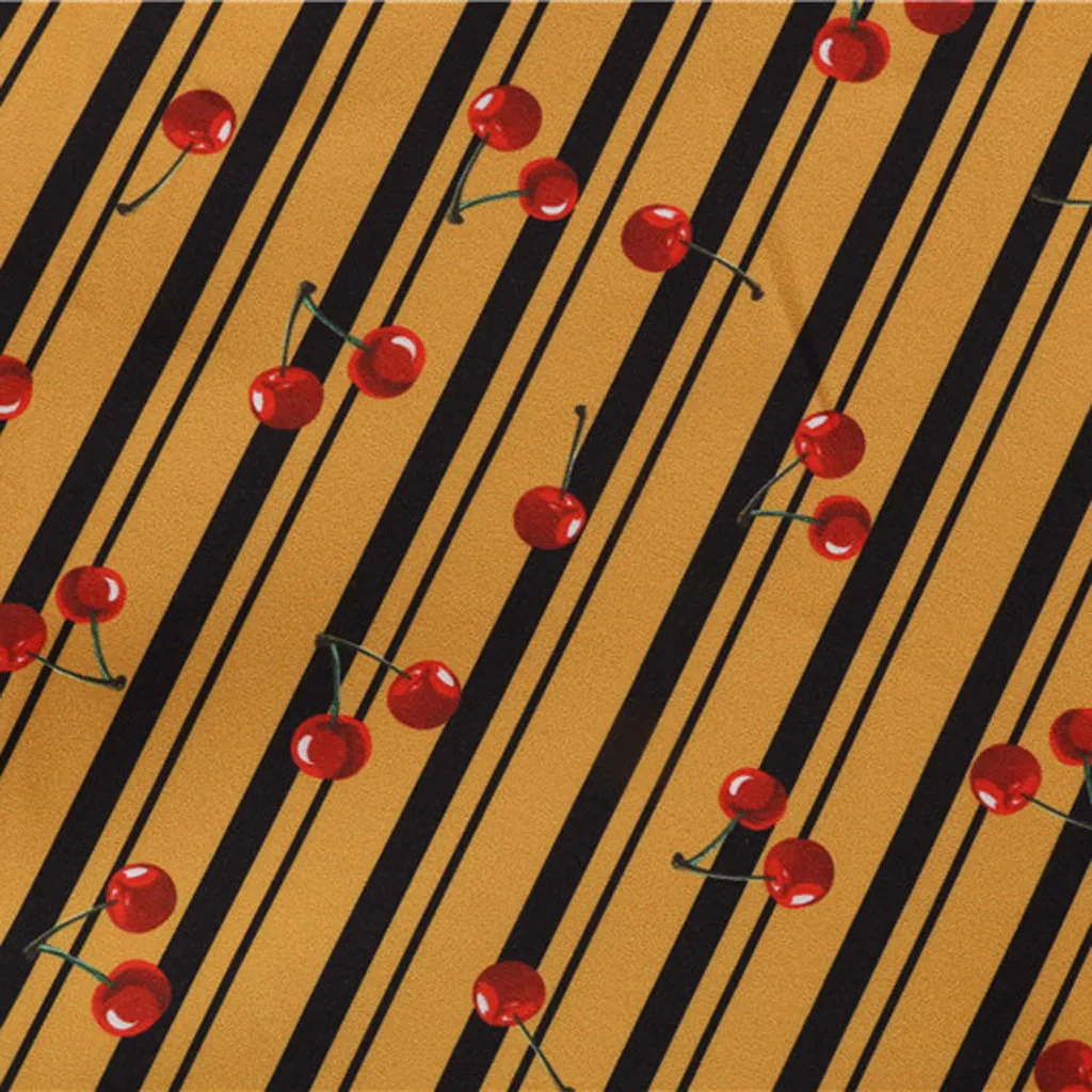 Женское платье с коротким рукавом V-образным вырезом и цветочным принтом |