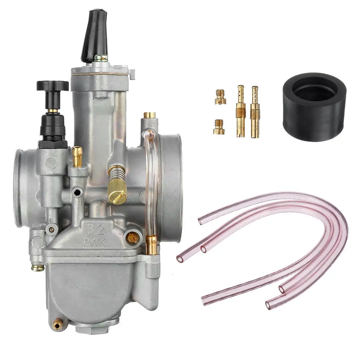 32mm Карбюратора мотоцикла универсальный Carburador Carb Мощность струи для Keihin PWK око 21/24/26/28/30/32/34 мм для 200cc до 250cc двигатель - Цвет: 32mm