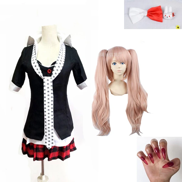 package 12 Danganronpa Косплей Аниме Дзюнко Эносима Emboitement Inushio Kimuchi Dangan Ronpa триггер счастливый хаос Косплей Костюм - Цвет: package 12