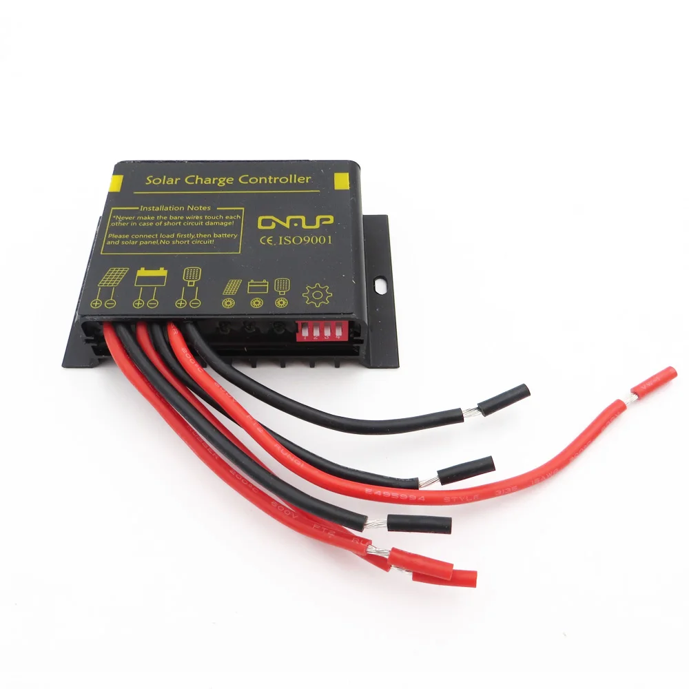 Водонепроницаемый Контроллер заряда солнечной батареи IP68 10 А 12 В 11 1 8 3 2 в уличная