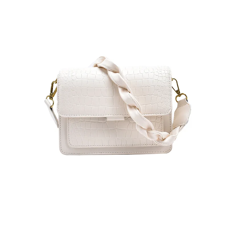 

Stone Pattern Mini PU Leather Crossbody Bags Hot Sale New Shoulder Handbags Female Travel Cross Body Bag With Rope Belt D831