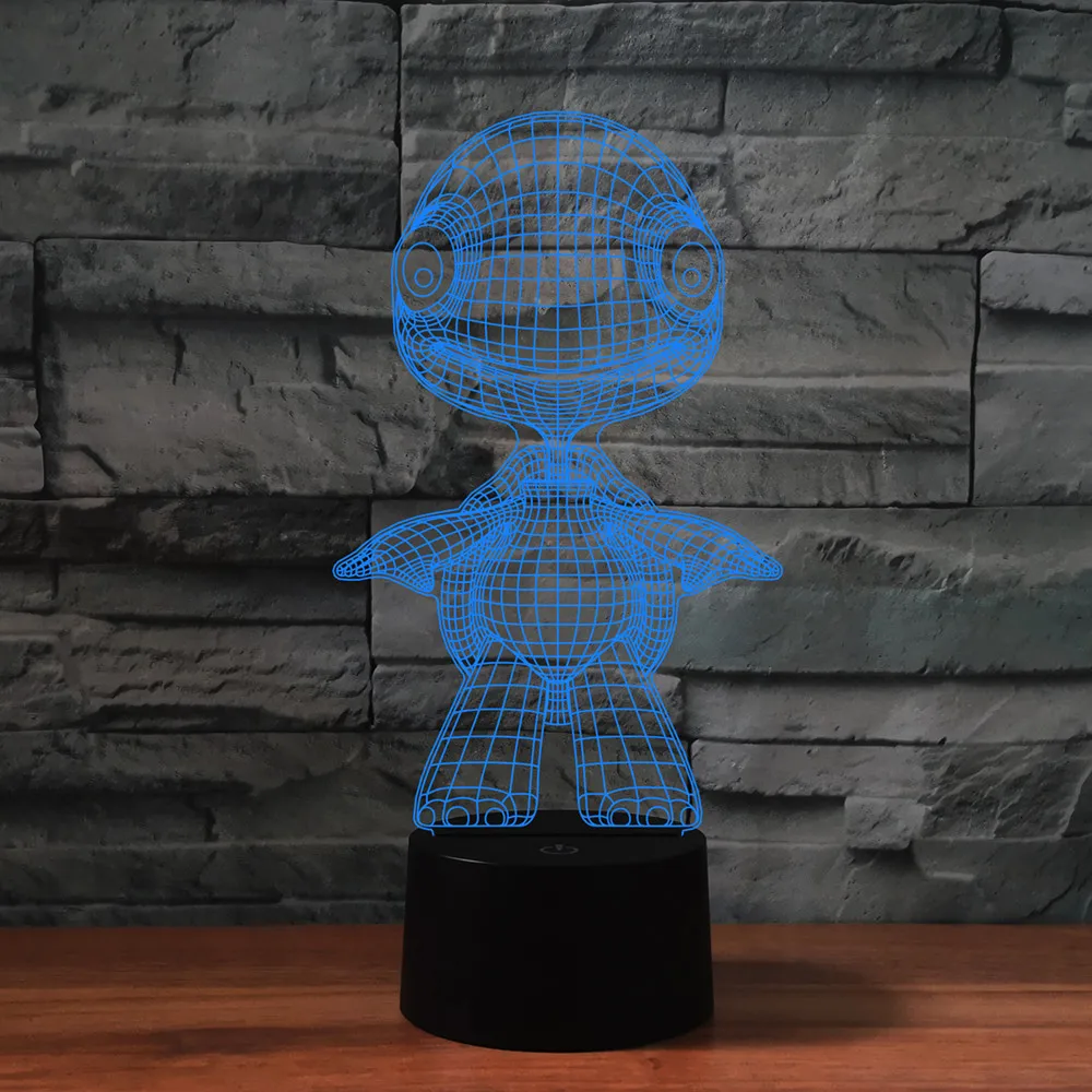 СВЕТОДИОДНЫЙ ночник в виде морской черепахи Настольный светильник с сенсорным