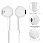 Проводные наушники-вкладыши для IPhone 12, 7, 8 Plus, XS MAX, 11 Pro Max, проводные стереонаушники с микрофоном