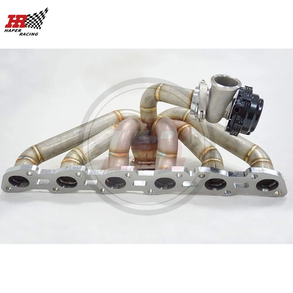 Haper Racing SS304 42 мм верхнее крепление V-band выпускной коллектор + 44 Муфта для 240sx S13 S14 R31