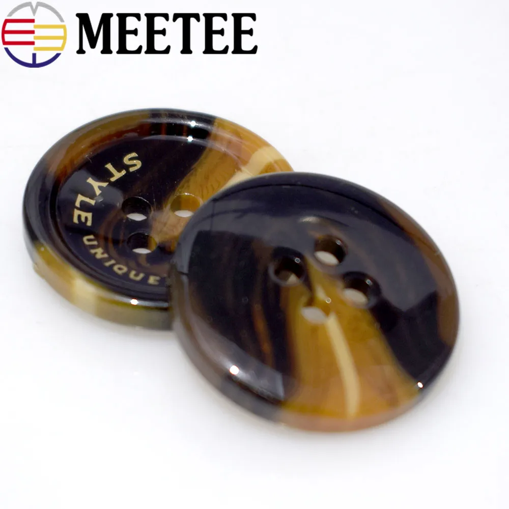 Круглые пластиковые пуговицы Meetee с 4 отверстиями 50 шт.|button eye|eye buttonsbutton 50pcs |