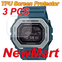 3pcs for gbx 100 gxw gx 56 dw 5600 gmw b5000 gw b5600 m5610 gbd 200 gm 5600 ae 1200 tpu nano screen protector for casio g shock