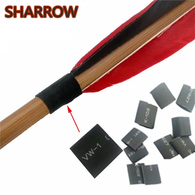 10 метров защитные перья для стрельбы из лука Fletches термоусадочная трубка Стрелы