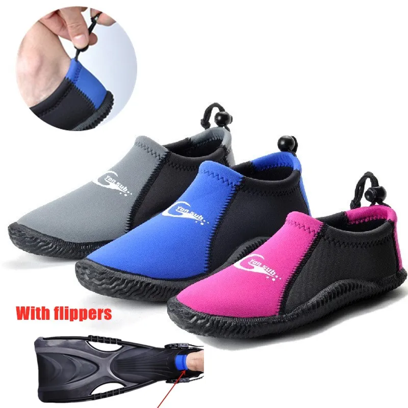 

Men Women Outdoor Swimming Diving Shoes Non-slip Quick Dry Waterproof Wading Shoe Underwater Sports Snorkeling Drifting Flippers