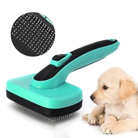 pet dog hair remover dog comb self cleaning slicker brush pet grooming tools for small large dog hair comb dog accessories