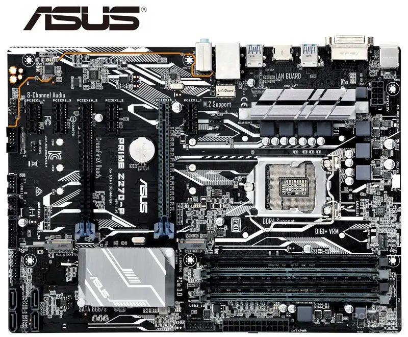 Bestellen ASUS PRIME Z270-P Motherboard LGA 1151 DDR4 USB 3,1 64GB VGA HDMI-kompatibel Z270 Verwendet Desktop Mainboard