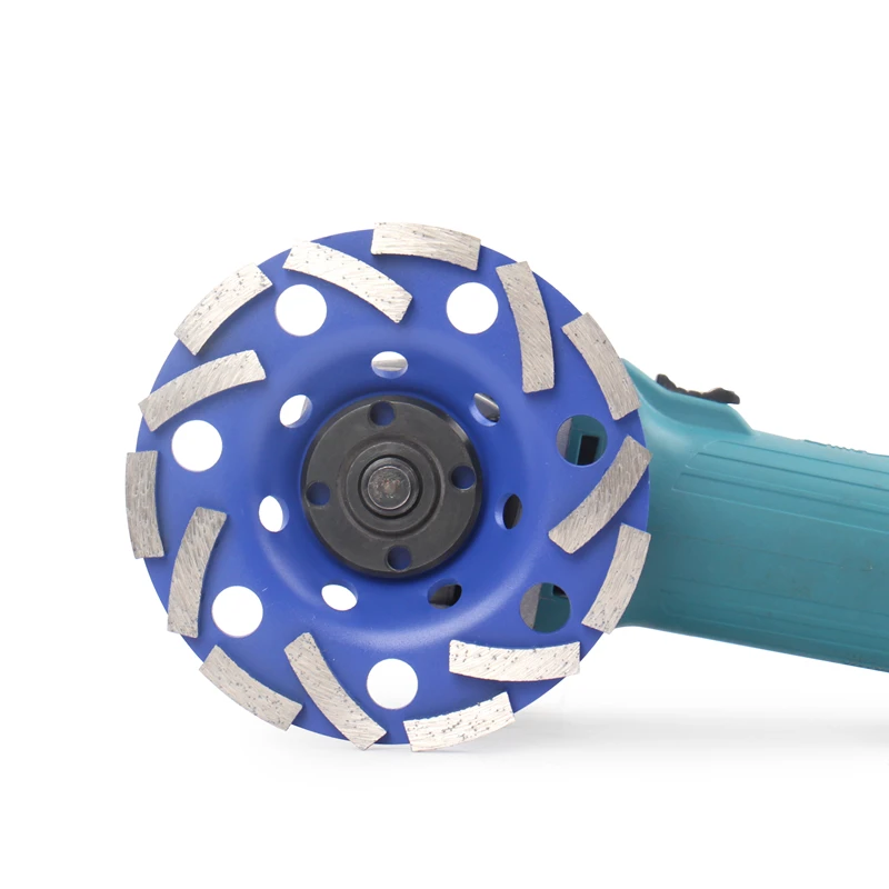 Шлифовальный круг HEDA 125 мм с алмазными чашками для полировки камня, мрамора, гранита, кирпича и абразивных материалов.