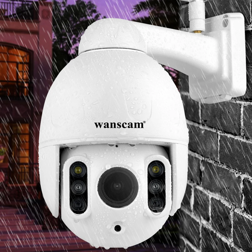 Original WANSCAM K64A 16x Hybrid Zoom 2MP 1080P Dual Light Source Night Vision 50m Network Cam With MIC Speaker Support TF Card |