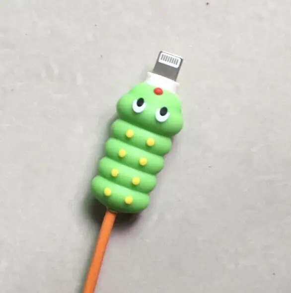 50 шт. Бабочка Насекомое пчела Краб намотка кабеля USB телефон зарядное устройство защита данных крышка мини провода протектор Аксессуары для телефонов