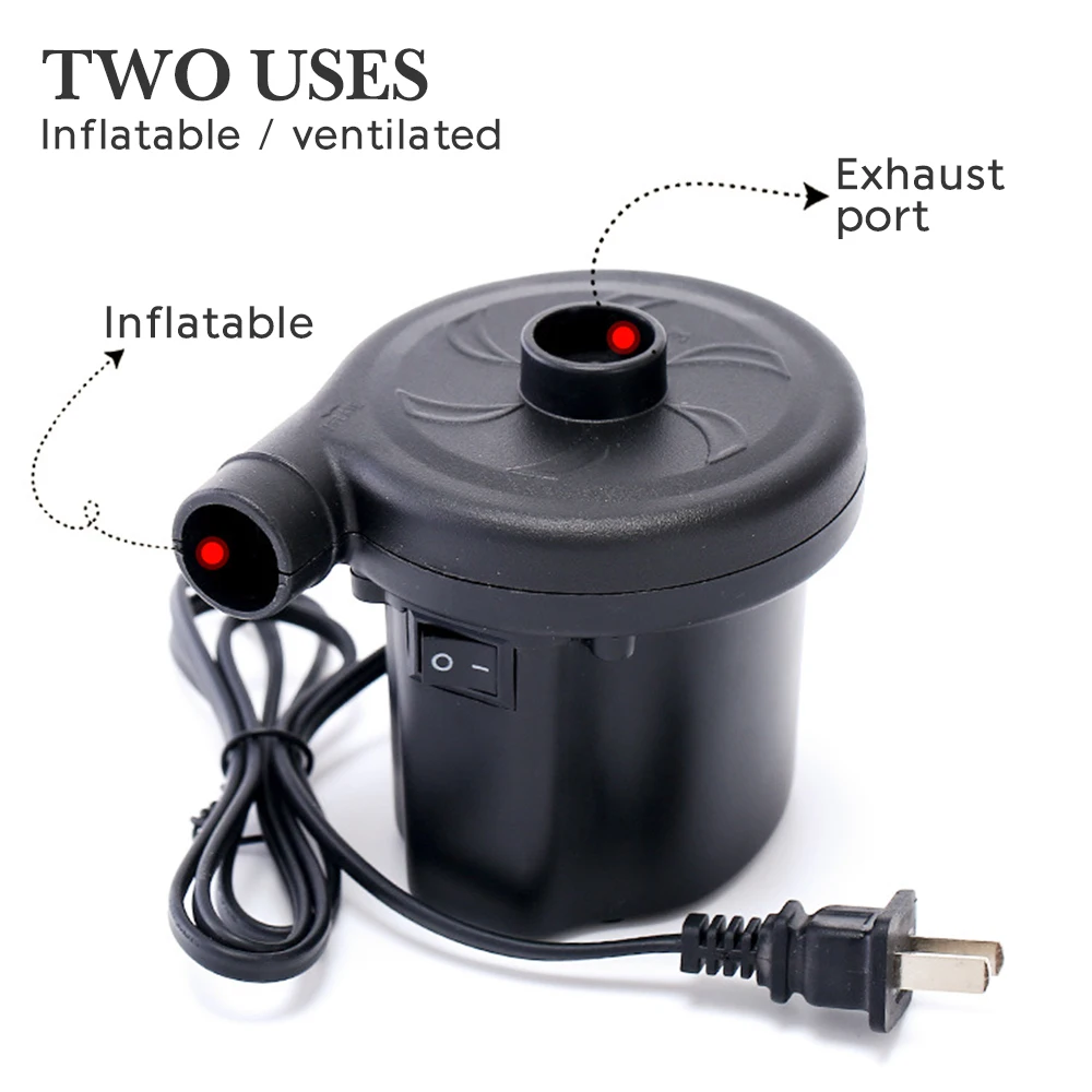 Портативный электрический воздушный насос с американской вилкой 12 в постоянного