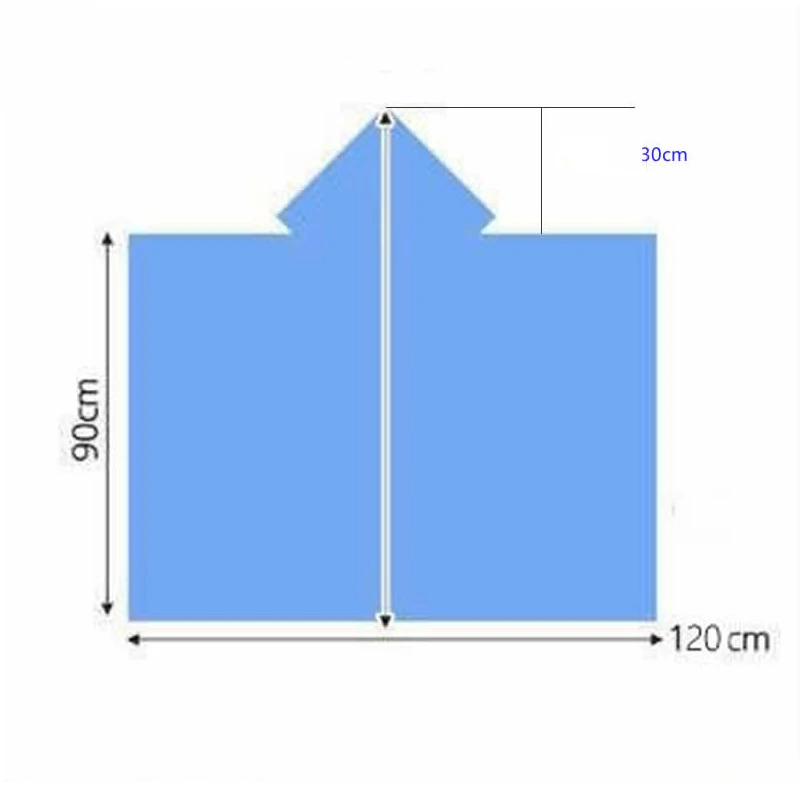1 шт. портативный одноразовый Дождевик Пончо унисекс плащ накидка с шаром кольцо