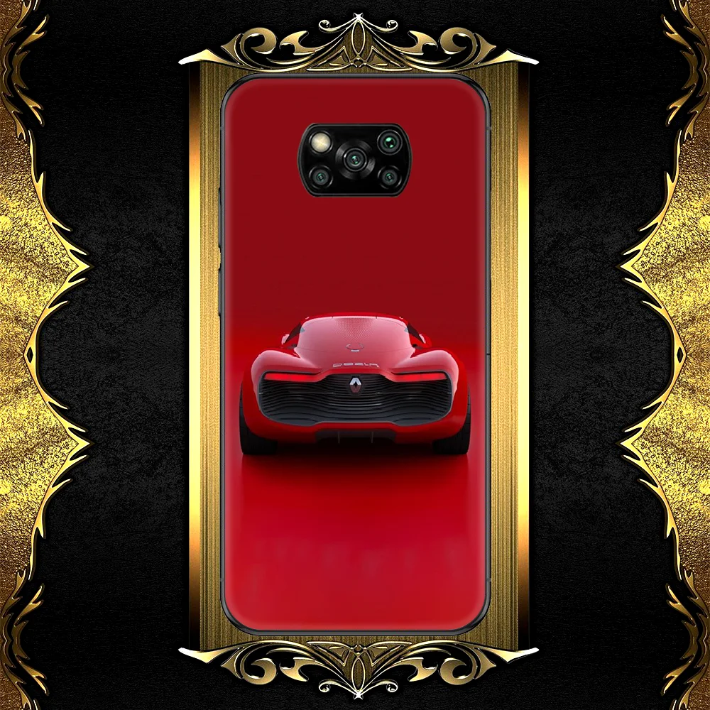 

Renault Sport Car Logo Phone Case For Xiaomi Mi Note 10 A3 9 MAX 3 A2 8 9 10 11 Lite Pro Ultra black Back Silicone Etui Fashion