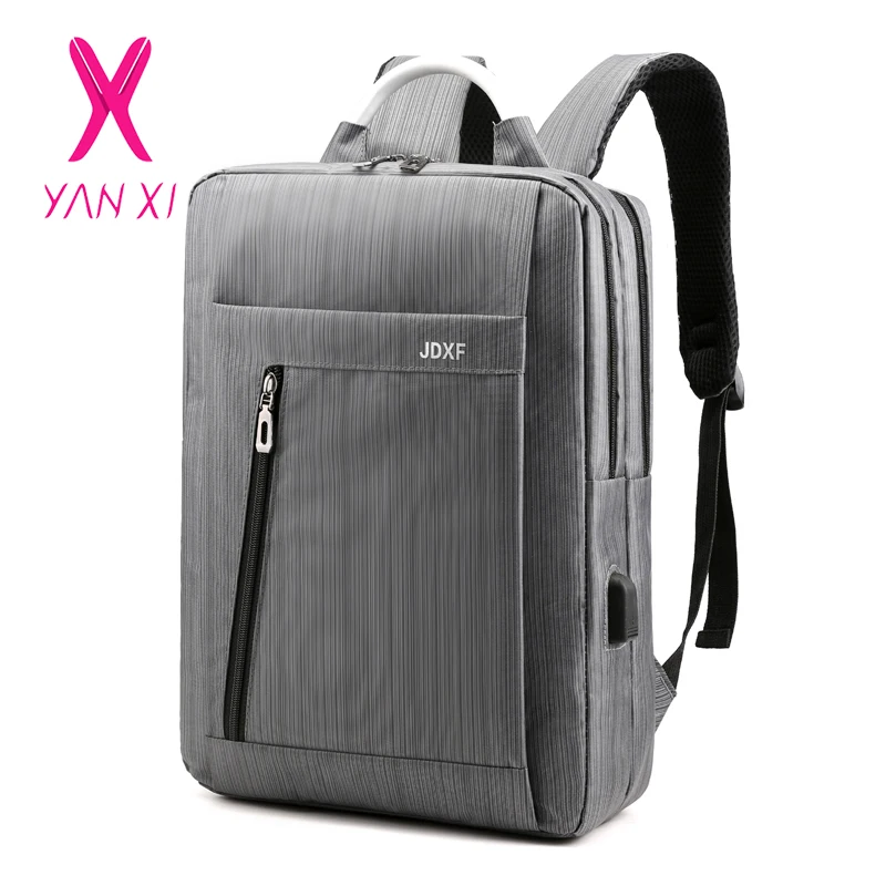Деловой мужской рюкзак usb зарядка Противоугонный для ноутбука 17 дюймов большой