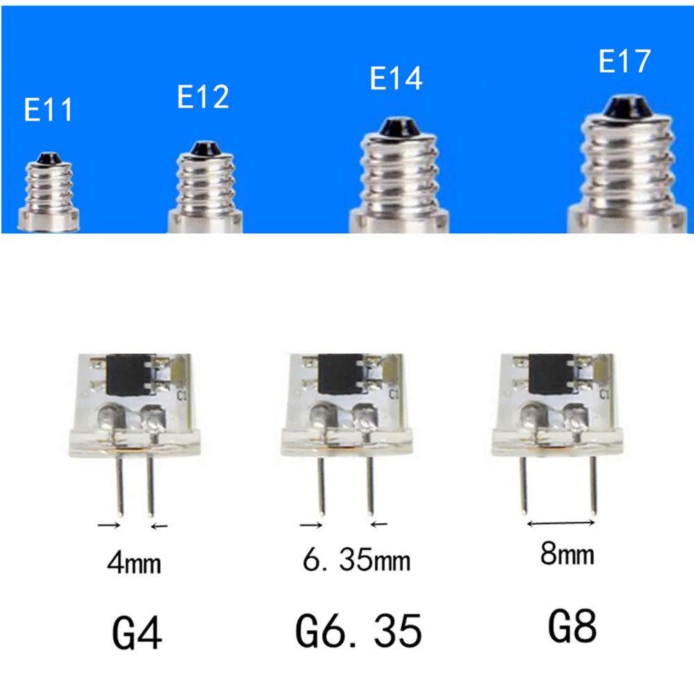 Светодиодная лампочка G4 COB 2508 220 В G9 E11 E12 110 в E14 для холодильника E17 BA15S LED G6.35 BA15D