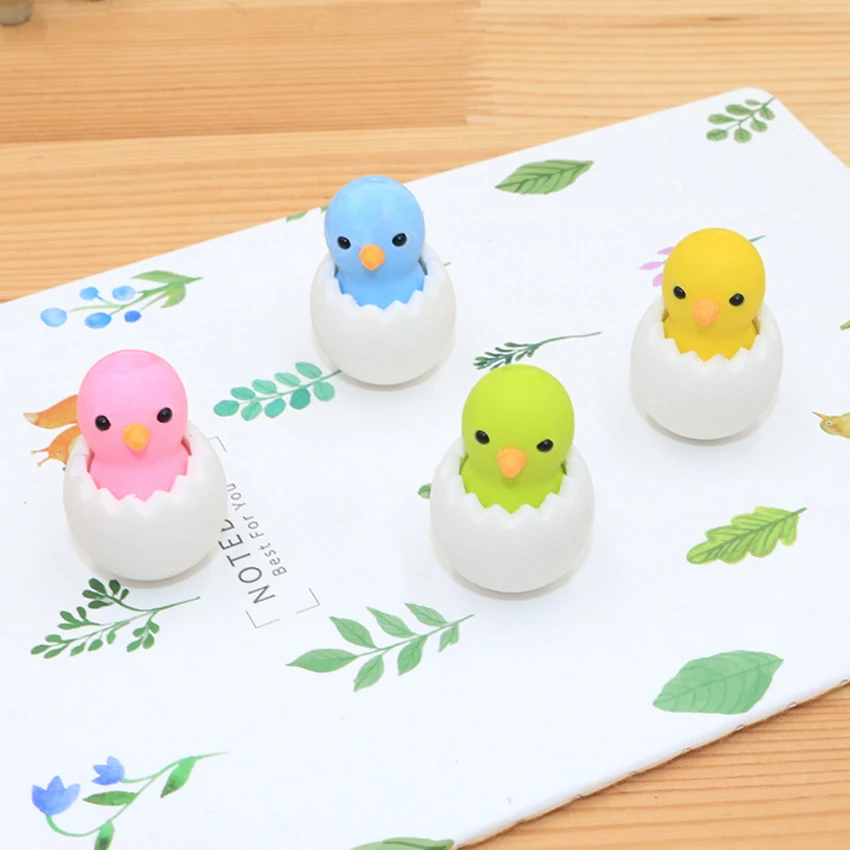 4 шт./лот милые подарки для вечерние животные Мультяшные крабы резиновый ластик DIY