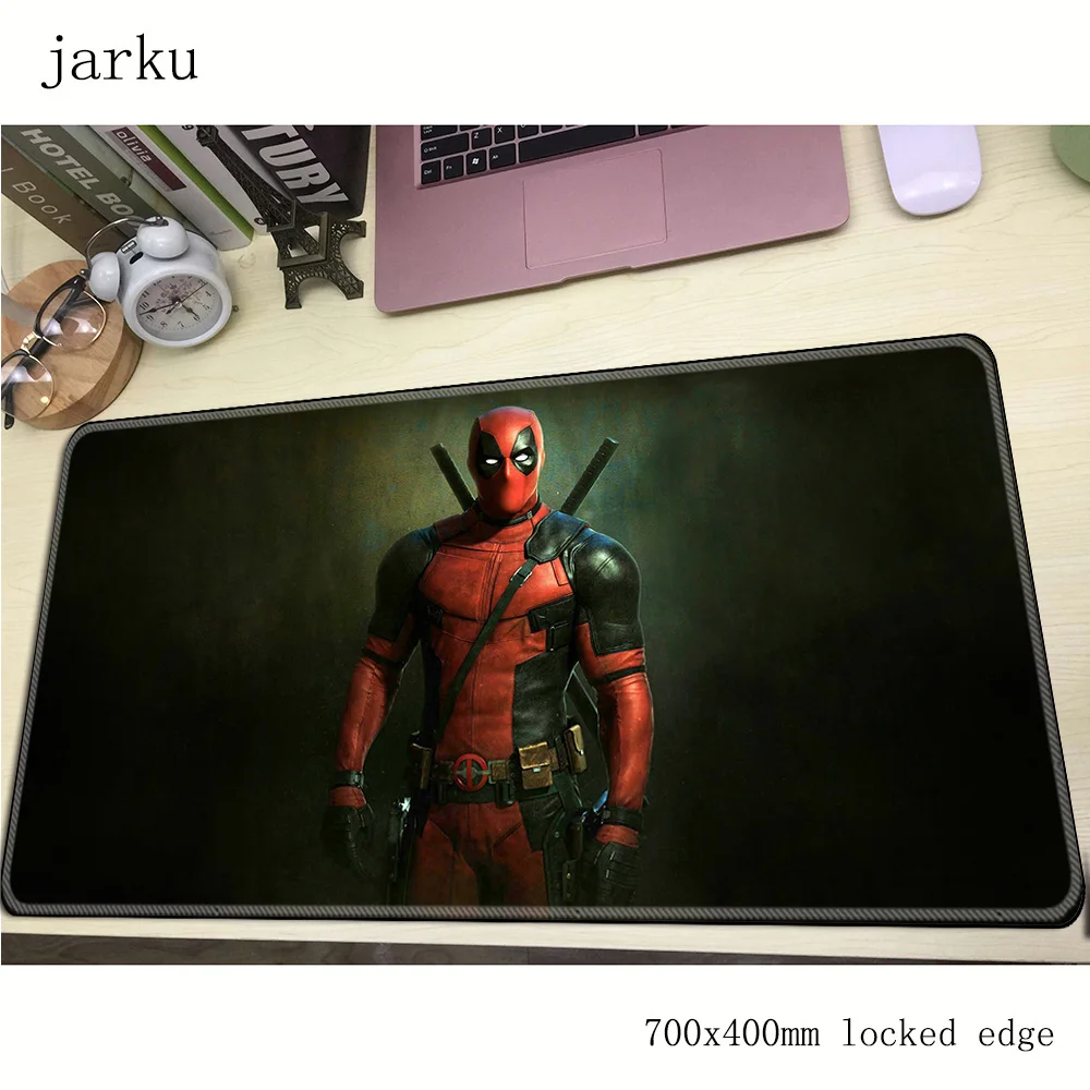 Фильма Дэдпул Рубашки коврик для игровой мыши 700x400X3MM массового узор гель