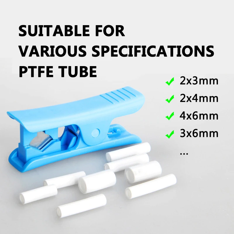 3DSWAY 3D-принтеры Запчасти PTFE резак Teflonto трубка ножовочное полотно ID 2 мм диаметр 4 6