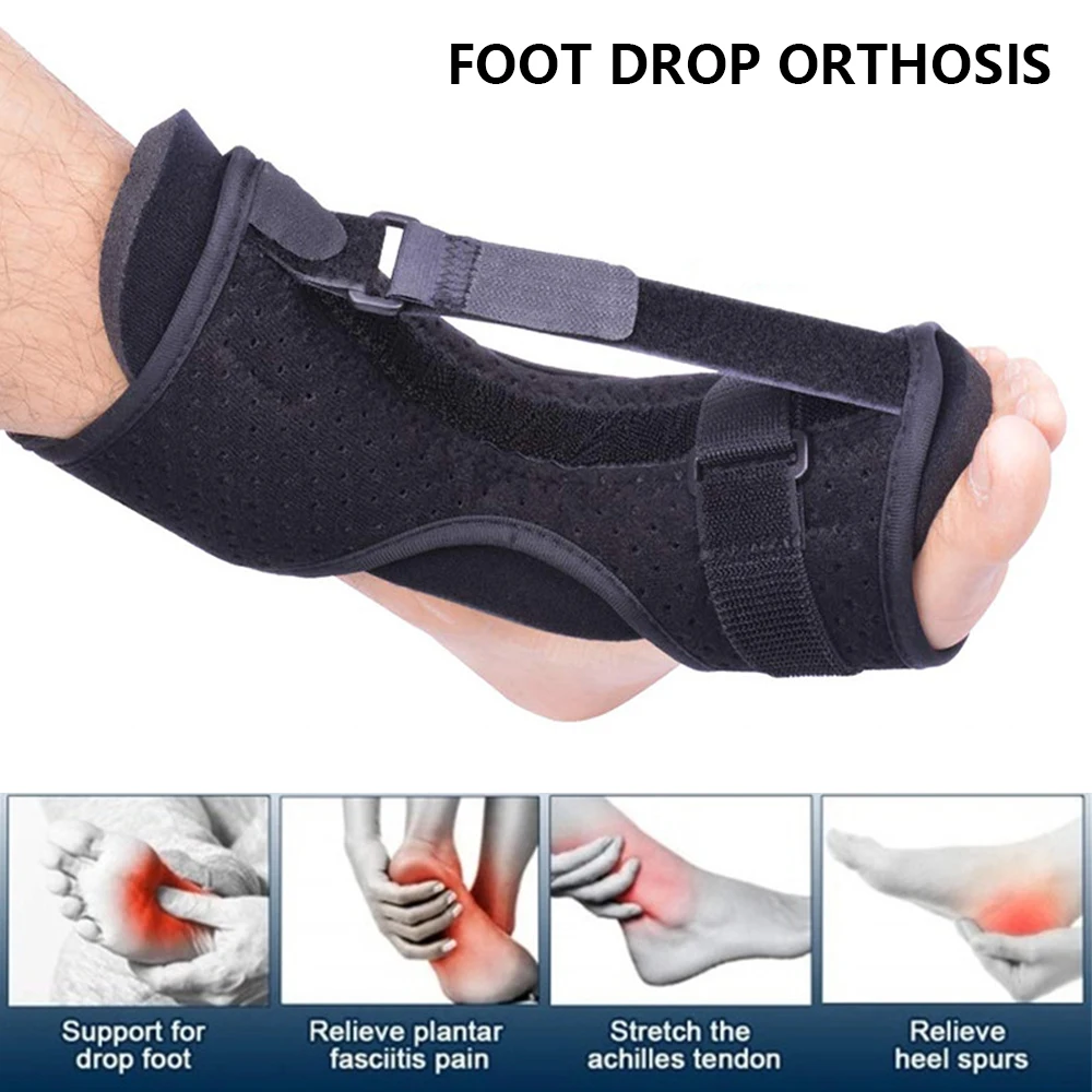 Регулируемая Подошвенная фасциит ночная шина для ног ортопедический бандаж
