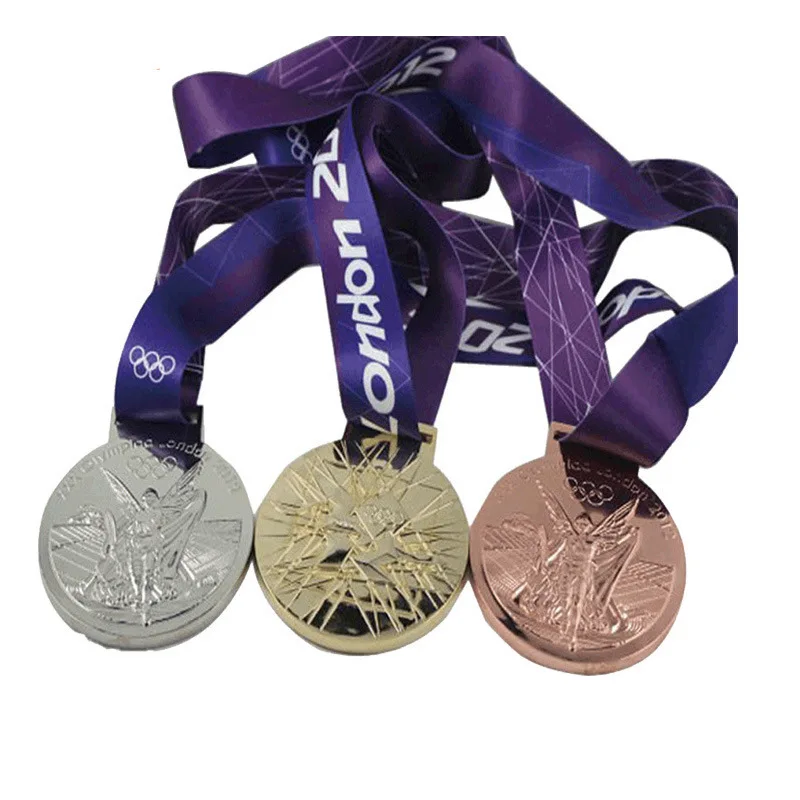 Индивидуальная металлическая литейная Глянцевая медаль продвижение Золотая