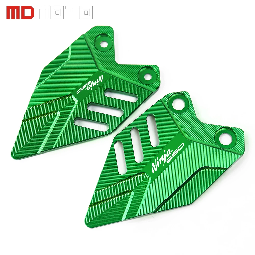 

For Kawasaki Ninja650 Z650 2017-2019 2020 Motorcycle Front Foot Side Stand Enlarge Front Pedal Wing Bracket LOGO NINJA650 Z650
