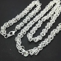 925 silver womens jewelry bracelet necklace set for men wedding engagement bridal jewelry sets