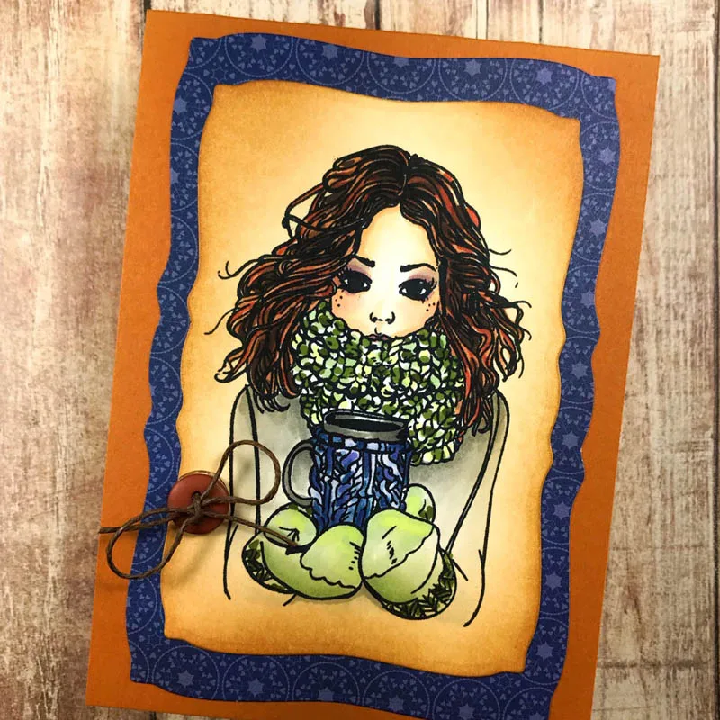 Прозрачные штампы для девочек скрапбукинга создание карт силиконовые рукоделия