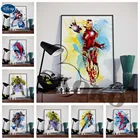 Набор для алмазной вышивки Железный человек, Человек-паук, Капитан Америка