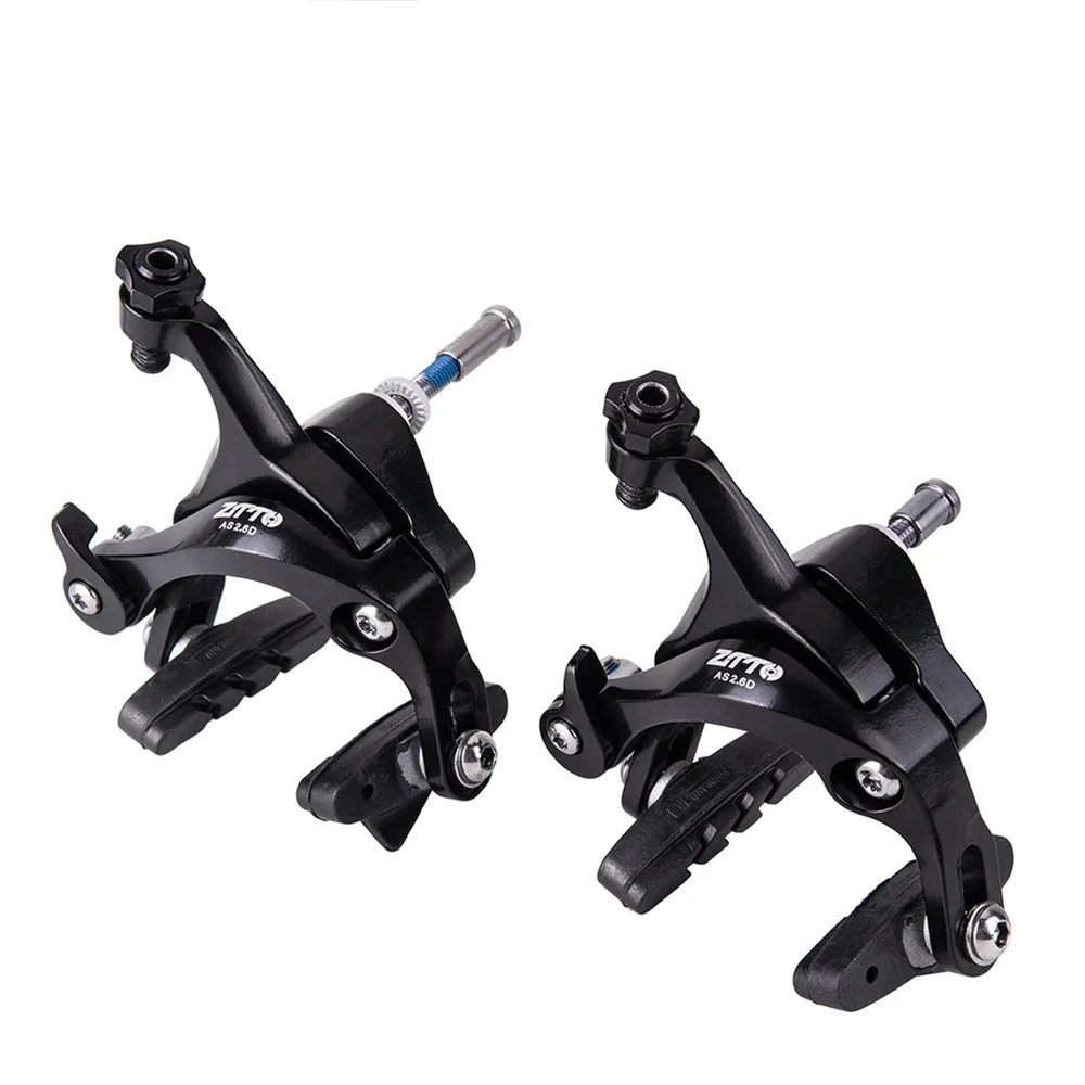 

1 Pair Road Cycling Side Brake Caliper Brake Shoes Caliper Dual-pivot Caliper Clip (Black)