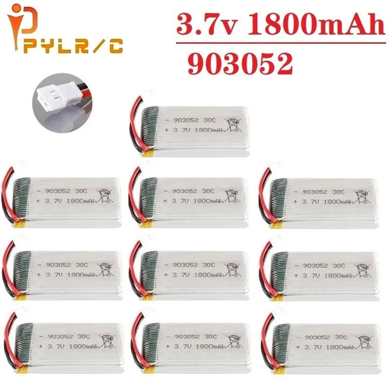 Литий-полимерный аккумулятор 3 7 в 1800 мА/ч для SYMA KY601S X5 X5S X5C X5SC X5SH X5SW M18 H5P H11D H11C Zangon