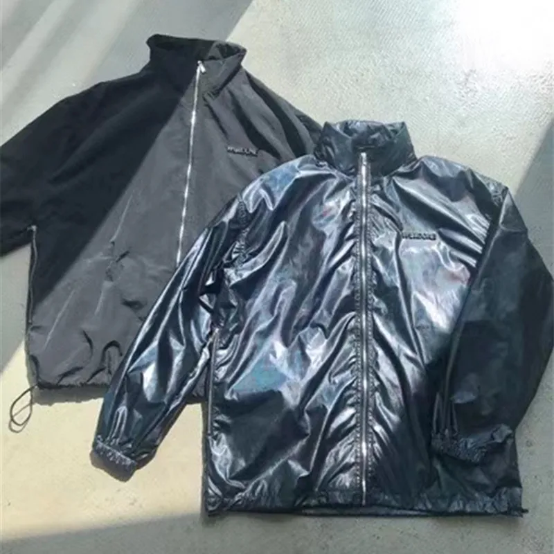 

2020fw Reflective WE11DONE Windbreaker Jacket Men Women 1:1 Top-Quality Streetwear well done Men's Jackets clothes men clothing