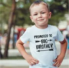 Детская футболка с надписью Big Brother топы для мальчиков, летняя рубашка с короткими рукавами для маленьких мальчиков повседневная детская одежда футболка для девочек футболка для мальчика
