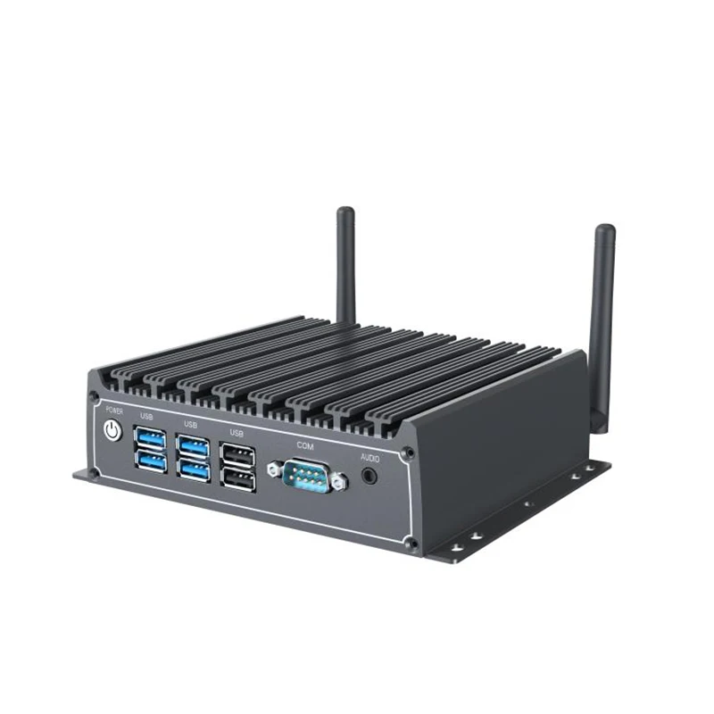 Haswell Core I7 4500U windows 10 промышленный Мини ПК 2 * Lan 6 USB HDMI VGA DP дисплей поддержка часов dog