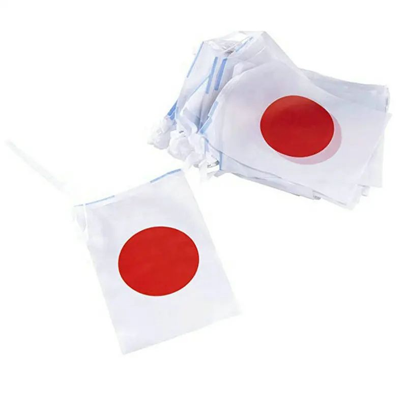 

ZXZ Japan bunting flags 20pcs Pennant JAP Japan String Banner Buntings Festival Party Holiday