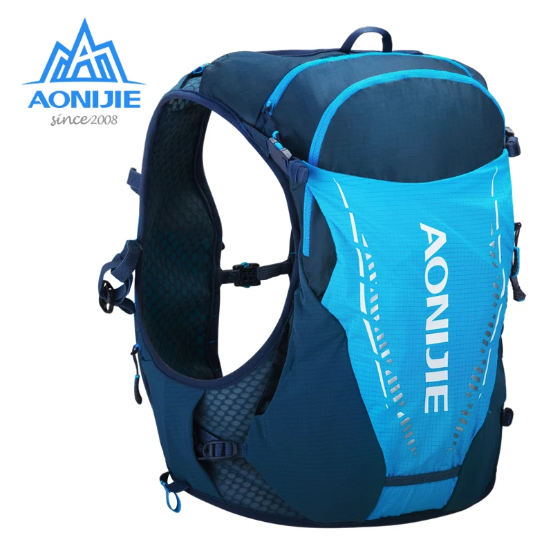 AONIJIE 10L Ultralight Backpack Hydration Pack Running Vest Portable Waterproof Bags For Outdoor Camping Hiking Jogging C9103