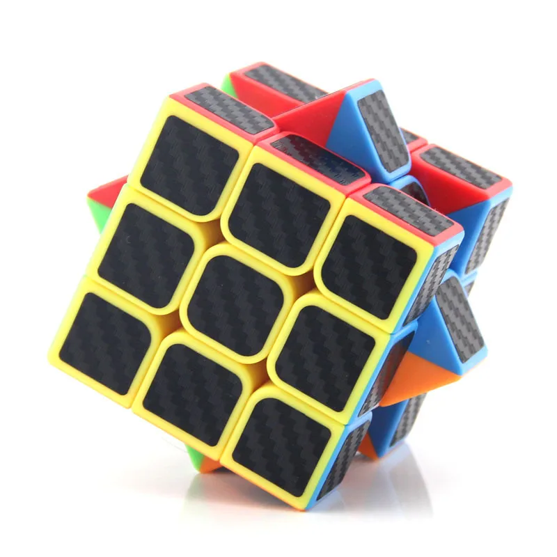 MOYU Yuhu 3x3x3 углеродное волокно Магический кубик профессиональный Magic Cube гладкая