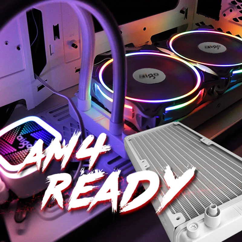 Кулер Aigo AIO RGB для процессора высокопроизводительный радиатор с водяным