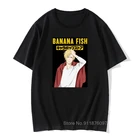 Мужская футболка Банановая рыба с Аниме Манга Eiji Humor, базовые футболки, мужская футболка с круглым вырезом, футболка, хлопковый костюм с графическим принтом
