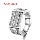 Обручальные свадебные кольца 925, широкие обручальные кольца с фианитом для мужчин и женщин, мужские и женские ювелирные изделия