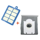 Моющийся пылесборник H12 H13, фильтр НЕРА и мешки для пылесоса высокого качества, подходит для Philips, Electrolux, 1 шт.