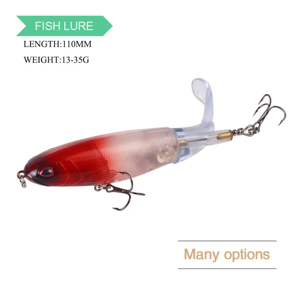 

Topwater Minnow Fishing Lure11cm13g/15g/35g Crankbaits Wobbler jig Artificial Bait Hard Pike Fishing accessories spinnerbait