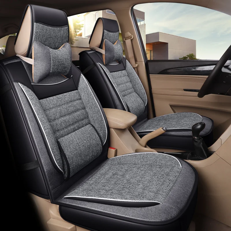 2019 Новое поступление не двигается всесезонный льняной чехол для сиденья модные