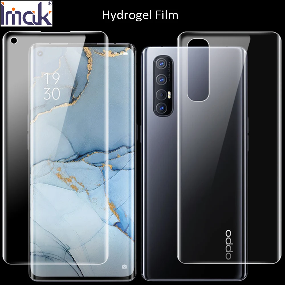 Гидрогелевая пленка imak Для Oppo Reno3 Pro Reno 3 задняя Передняя защитная прозрачная